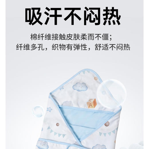 贝彤针织棉抱被方块小熊单层款Cb2149蓝色/Cb2150粉色90*90cm 商品图10