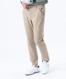 BEAMS 高尔夫 男士经典款 修身直筒斜纹布长裤