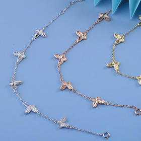 【宏艺珠宝】灵蝶颂福·银s925手链