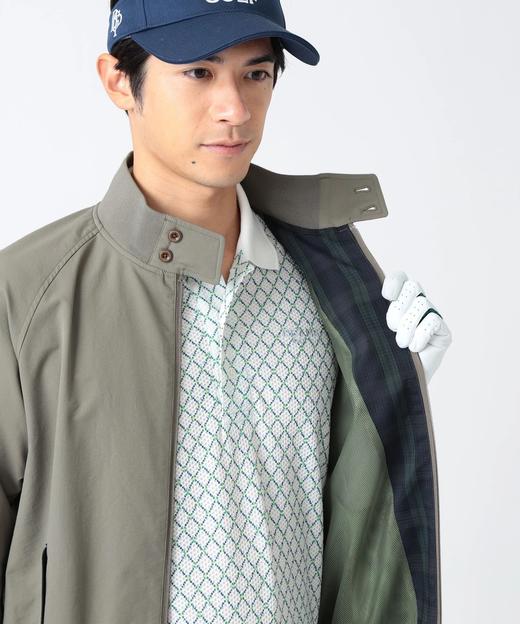 BEAMS 高尔夫 男士【防水/伸缩性】弹力夹克外套网格内衬 商品图4