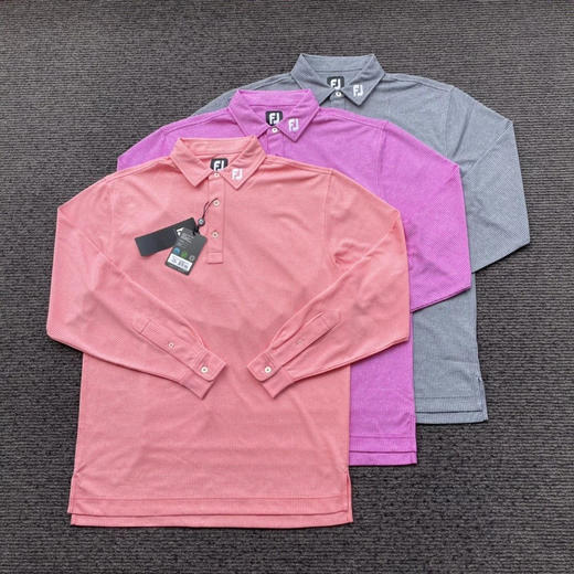 正品日单FJ 高尔夫长袖体恤，快干透气。
粉色XL XXL 紫红S XL XXL 灰色XXL 各几件
S 胸围94，XL 胸围112，XXL 胸围120 商品图0