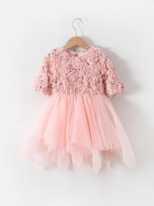 TUTU.KK裙女童连衣裙夏装新款儿童公主裙宝宝超仙流苏亮片连衣裙子xs-xl 商品图2
