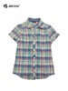 【第2件半价！尾货清仓不退换】波顿女士休闲格仔短袖衬衫LS731215 商品缩略图4