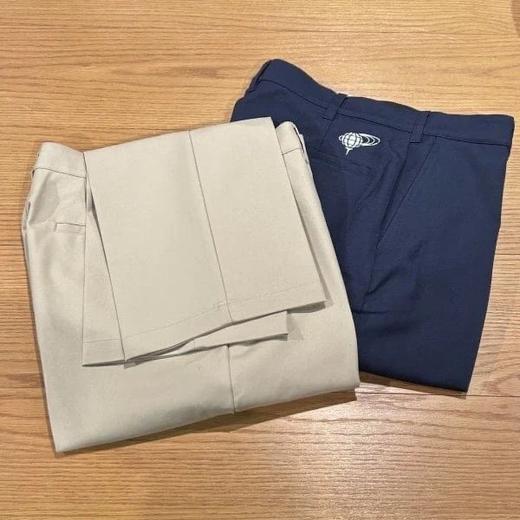 BEAMS GOLF 高尔夫男士 橙标/TC斜纹弹力裤宽松休闲直筒长裤 商品图11