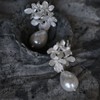 【夏花】925锆石花朵四叶花珍珠耳饰【JHY-E001026Y】 商品缩略图3