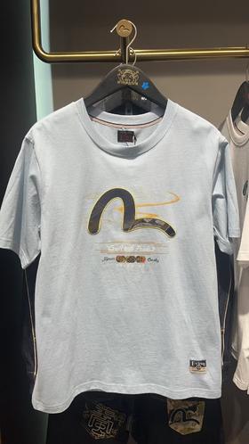 EVISU 男 T恤 2ESHTM5TS1101XXBLUL