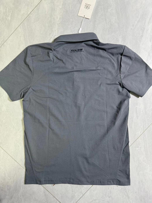 原单正品可隆KOLON男款夏吸湿速干翻领防晒抗菌POLO衫，seco 3.0技术 弹力速干为一体 抗菌性能一级，让你轻便出街 
三个色， M-XXL 商品图4