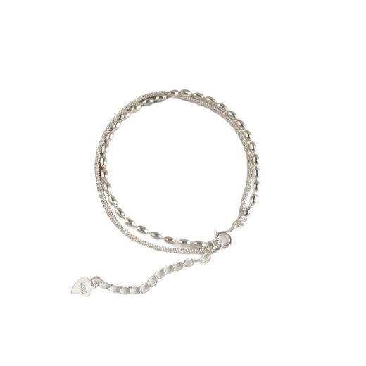 【星河踏步】s925纯银双层满天星米粒手链【JHY-A001021Y】 商品图4