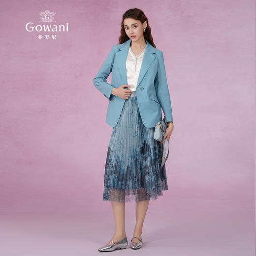 乔万尼真丝无袖小衫桑蚕丝t恤背心简约ET2H232 商品图3