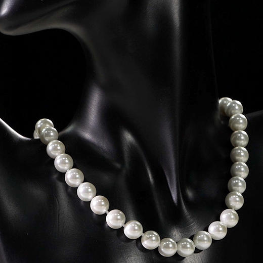 心选丨天然母贝珍珠➕925银 珍珠耳钉 夏天的梦中情链 谁戴谁仙 商品图4