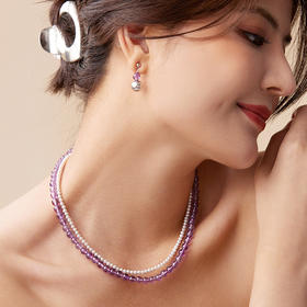 【石榴婆专享】Manreya玛芮雅“叠·变”珍珠水晶双层项链礼盒，礼盒+礼袋