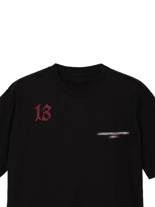 日系原单 高尔夫男士 NO.13铆钉短袖T恤 骷髅头印花 宽松纯棉 商品图5