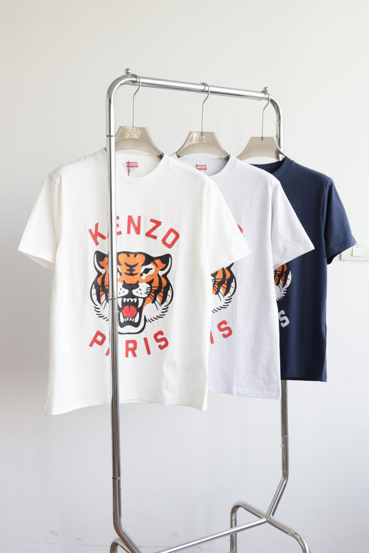 K.Z 大唬头印花字母 宽松圆领短袖T恤 TX454 商品图4