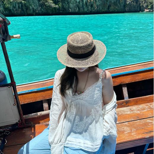 2025新品  软软同款【夏日风铃】韩版小清新时尚蕾丝边度假风吊带上衣 商品图2