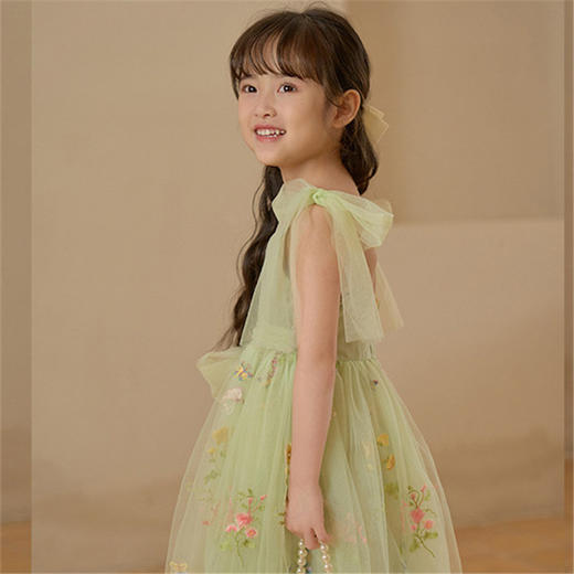TUTU.KK裙儿童女裙子夏女童连衣裙吊带系带裙子时尚女童公主裙73-110 商品图2
