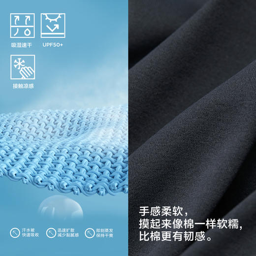 棉仓363818014-微肌理棉感吸湿快干短裤 商品图2