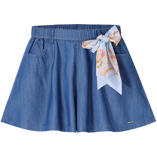 【实体店同款】女童全腰牛仔裙裤夏季新款安奈儿童装AG526686 商品图6