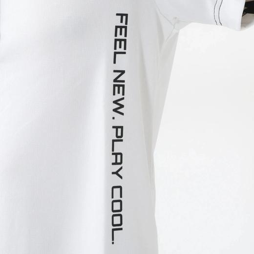 PING 高尔夫 男士夏季 接触冷感短袖T恤 黑白拼接网眼透气Polo衫 商品图8