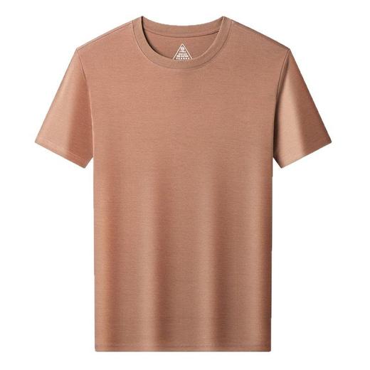 【纯棉三防黑科技男士t恤】夏季新款百搭休闲纯色圆领短袖男 商品图6