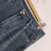 VIVIAN LIU D2525009梅春女装新款时尚插兜牛仔喇叭蜜桃裤 商品缩略图2