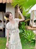 张心子【花田小镇】田园风气质刺绣碎花显瘦两件套套装 U2504067 商品缩略图4