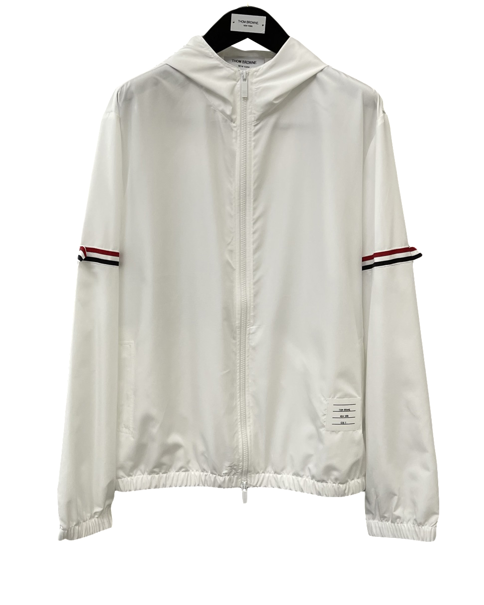 中性款双拉链连帽防晒服022