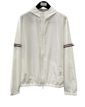 中性款双拉链连帽防晒服022