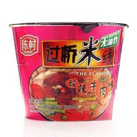 陈村过桥米线酸辣牛肉100g/桶装