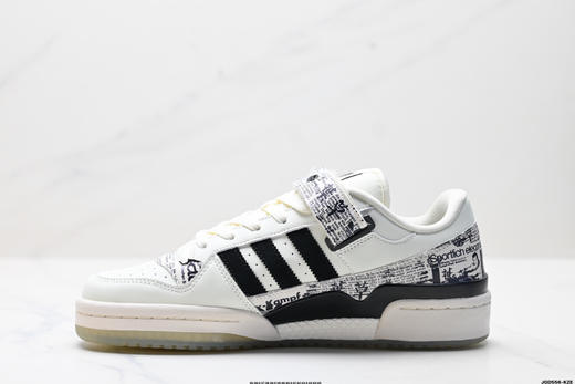 阿迪达斯ADIDAS FORUM LOW CL三叶草经典复古低帮休闲运动板鞋ID0990男女鞋 商品图2