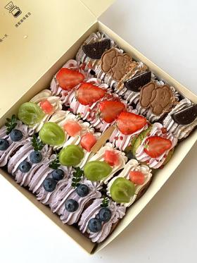 #𝗡𝗲𝘄四拼煎蛋卷（莓果星辰｜茉香牛油果｜咸奶油｜花漾莓莓）