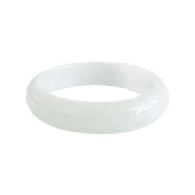 天然细腻正桩56号糯种春彩翡翠手镯56号（皆取最大值）女士现售价：1880！190425AH21