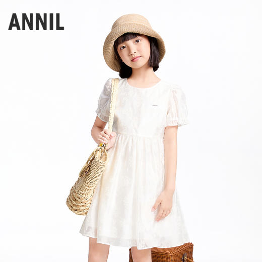 【实体店同款】女童短袖连衣裙夏季新款安奈儿童装AG523638 商品图0