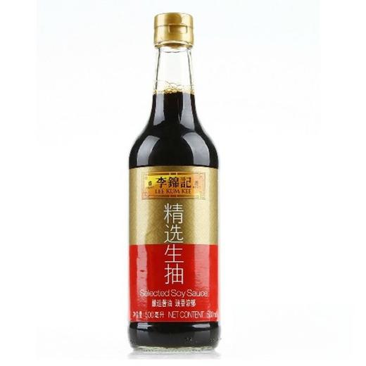 李锦记 特级精选生抽酿造酱油 500毫升/瓶 商品图0