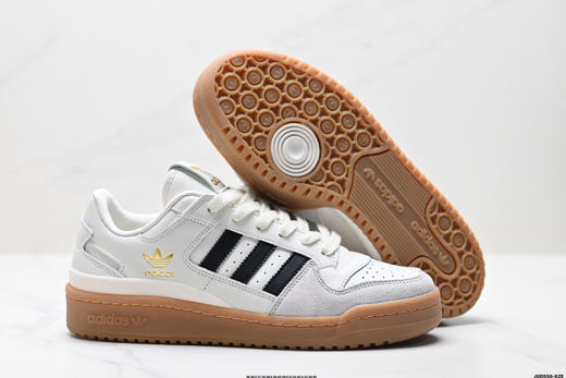 阿迪达斯ADIDAS FORUM LOW CL三叶草经典复古低帮休闲运动板鞋ID0990男女鞋 商品图4