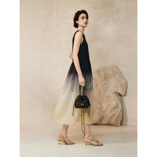 棉仓363616014-初棉暮光之城渐变长裙 商品图1