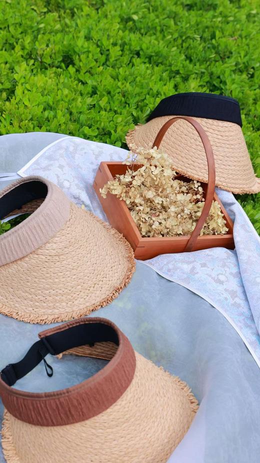 当新中式在这个夏天遇到五彩色——遮阳太阳伞(25715008)+夏季草编帽(KJ015) 商品图8