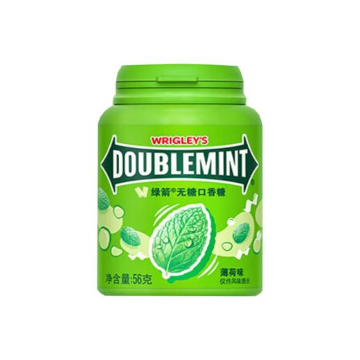 绿箭无糖口香糖40粒原味薄荷味56g 商品图0