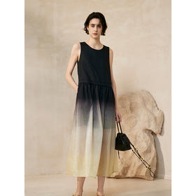 棉仓363616014-初棉暮光之城渐变长裙