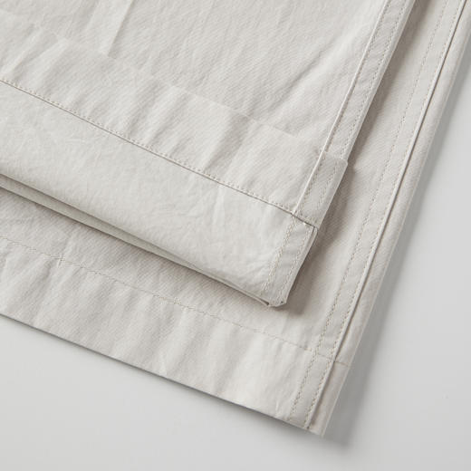 ROMI STUDIO“简约有型”极简春夏轻薄棉质倒褶阔腿裤 RW24LXT1251 商品图4