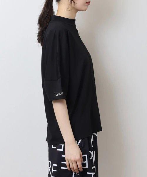 CECIL McBEE green 高尔夫女士 宽松落肩字母半袖T恤 简约舒适 商品图10