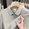 夏季半袖衫冰丝POLO衫男T上衣 短袖T恤男商务翻领 商品缩略图3