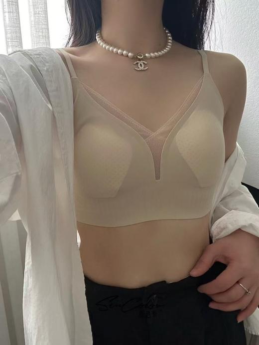 【49元2件任选】【YW】无忧购水晶杯无痕乳胶美背内衣女超薄亲肤6510 商品图3