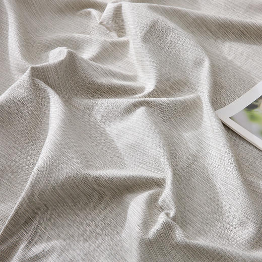 素道有机绿棉 21支水洗纯棉纱布床单 灰色结实耐用床套 A类床品 商品图2
