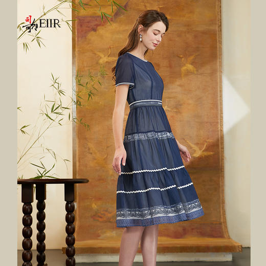 司歌蛋糕裙连衣裙夏短袖显瘦A911060X 商品图4