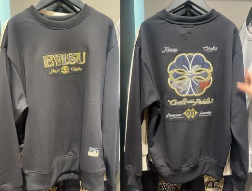 EVISU 男 卫衣 2ESHTM5SW1148RXBLKX 商品图0
