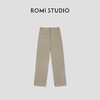 ROMI STUDIO极简夏季新款全棉直筒立体挺括修身长裤 RW25SXT0092【发货时效25天】 商品缩略图1