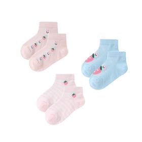 【实体店同款】女童袜子三双装夏季新款安奈儿童装JG527699