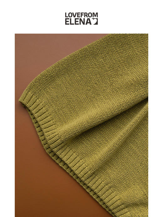 ​“酵素棉云感“精密肌理镂空修身V领背心 商品图5