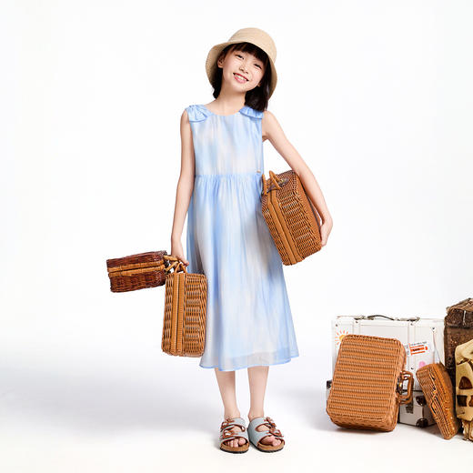 【实体店同款】女童连衣裙夏季新款安奈儿童装AG523626 商品图3