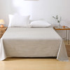素道有机绿棉 21支水洗纯棉纱布床单 灰色结实耐用床套 A类床品 商品缩略图1